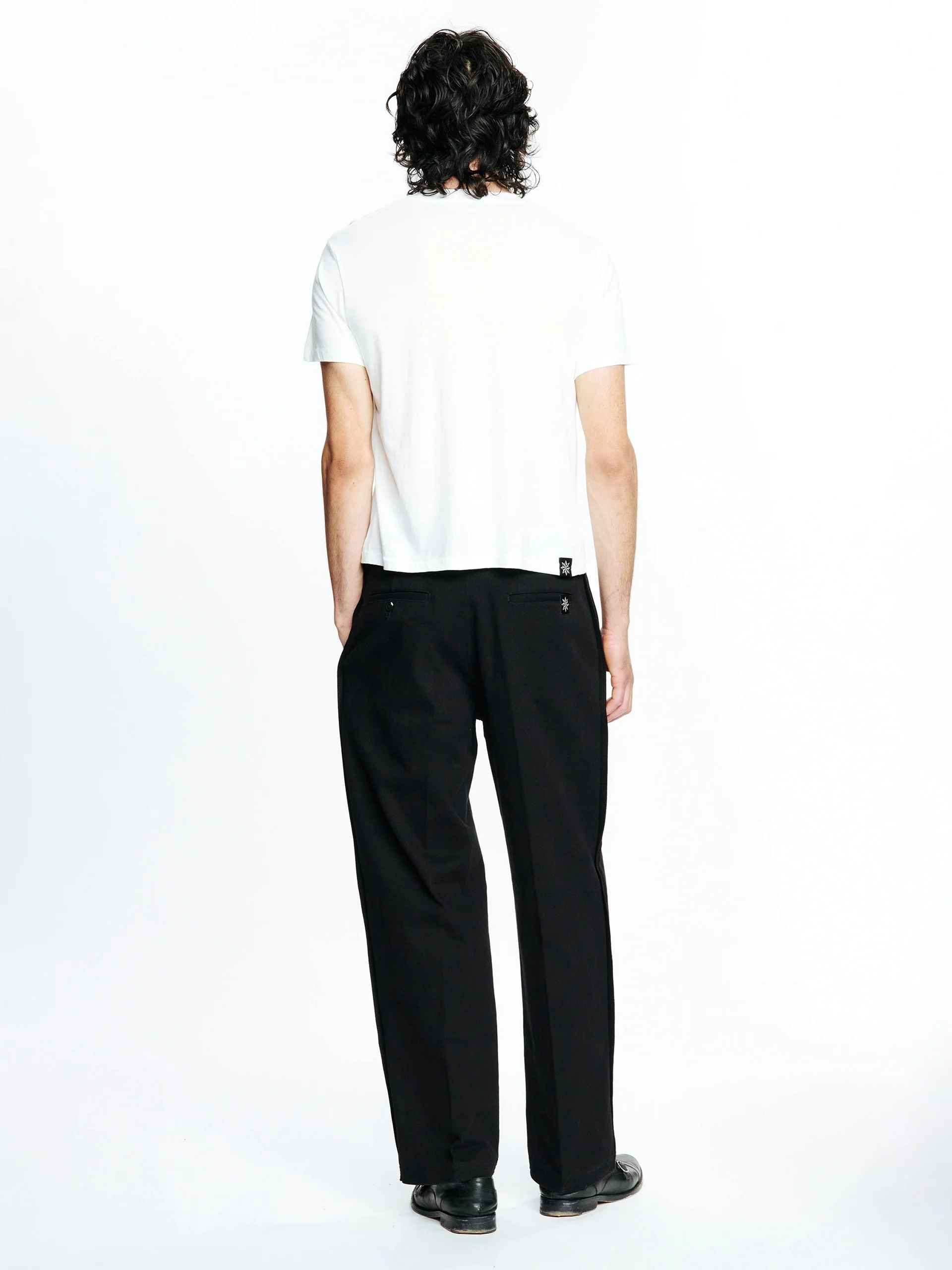 BEACH BRAINS Pleat Work Pant Black - Image 4