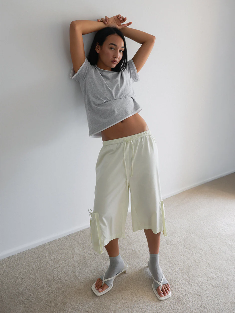 CMNTY GRDN Frankie Tee Light Grey - Image 5