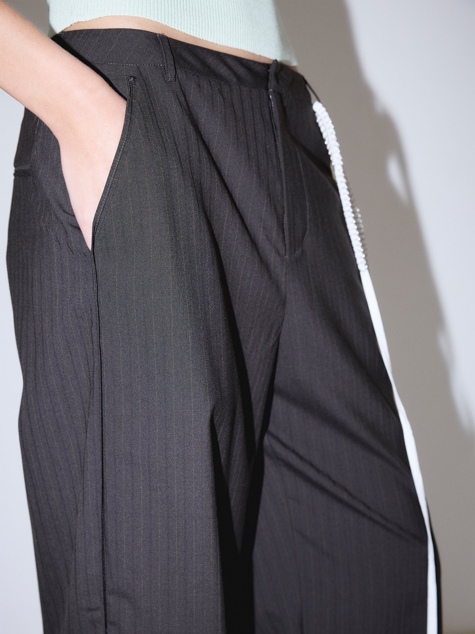 Deiji Studios Bind Pant Charred Black Stripe - Image 9