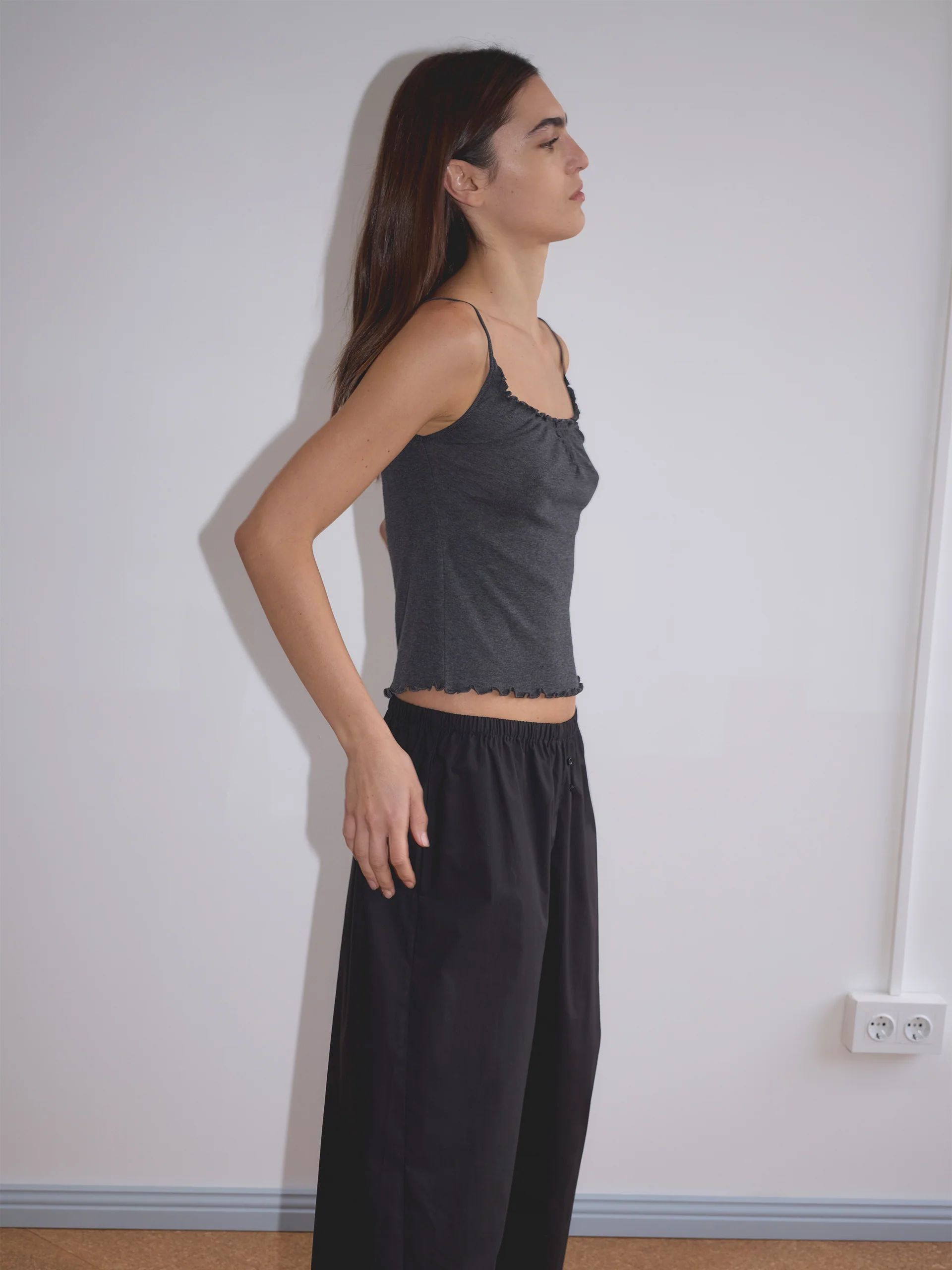 Deiji Studios Flounce Tank Grey - Image 4