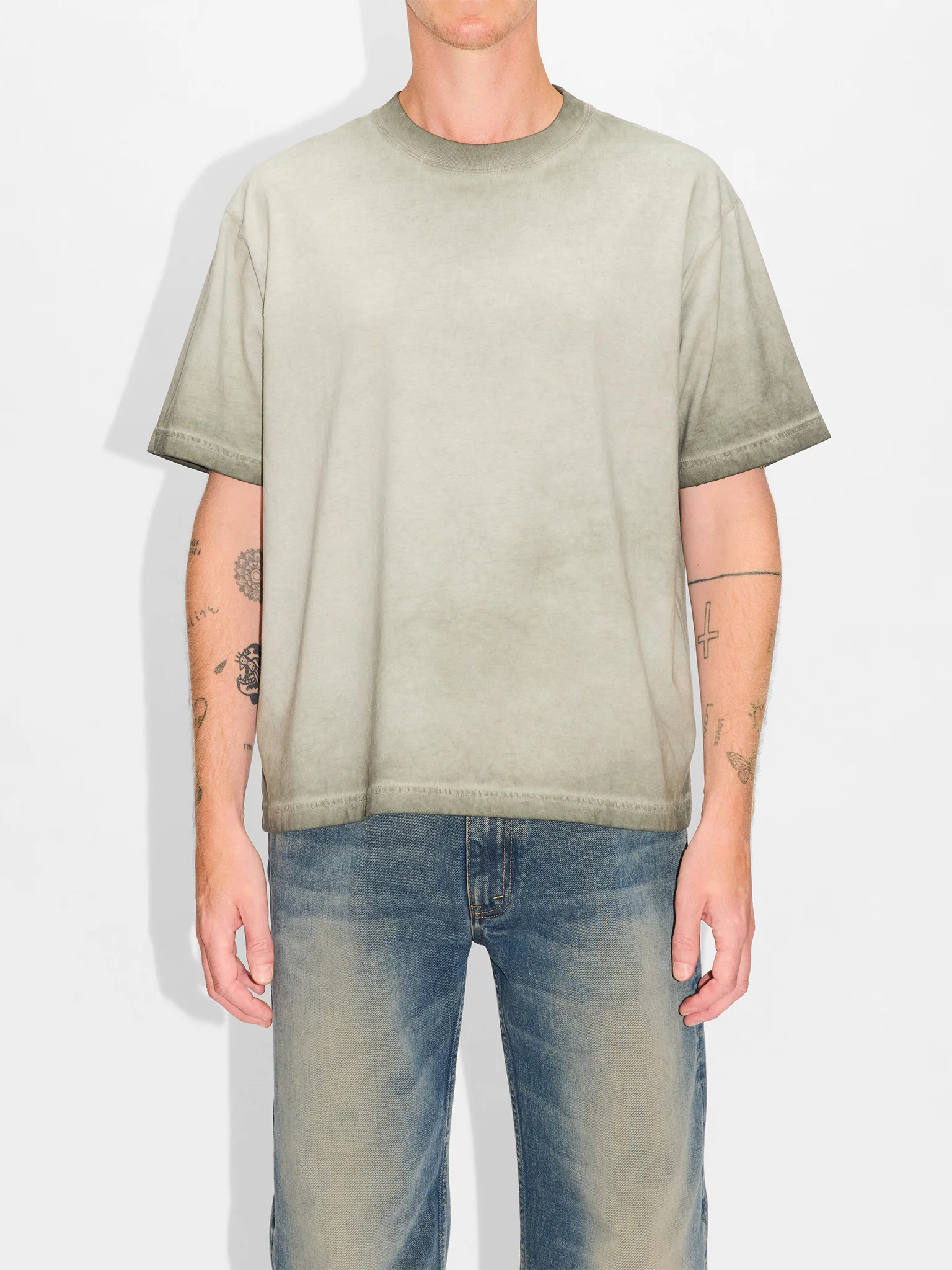 HOPE Boxy Tee Green Fade - Image 4