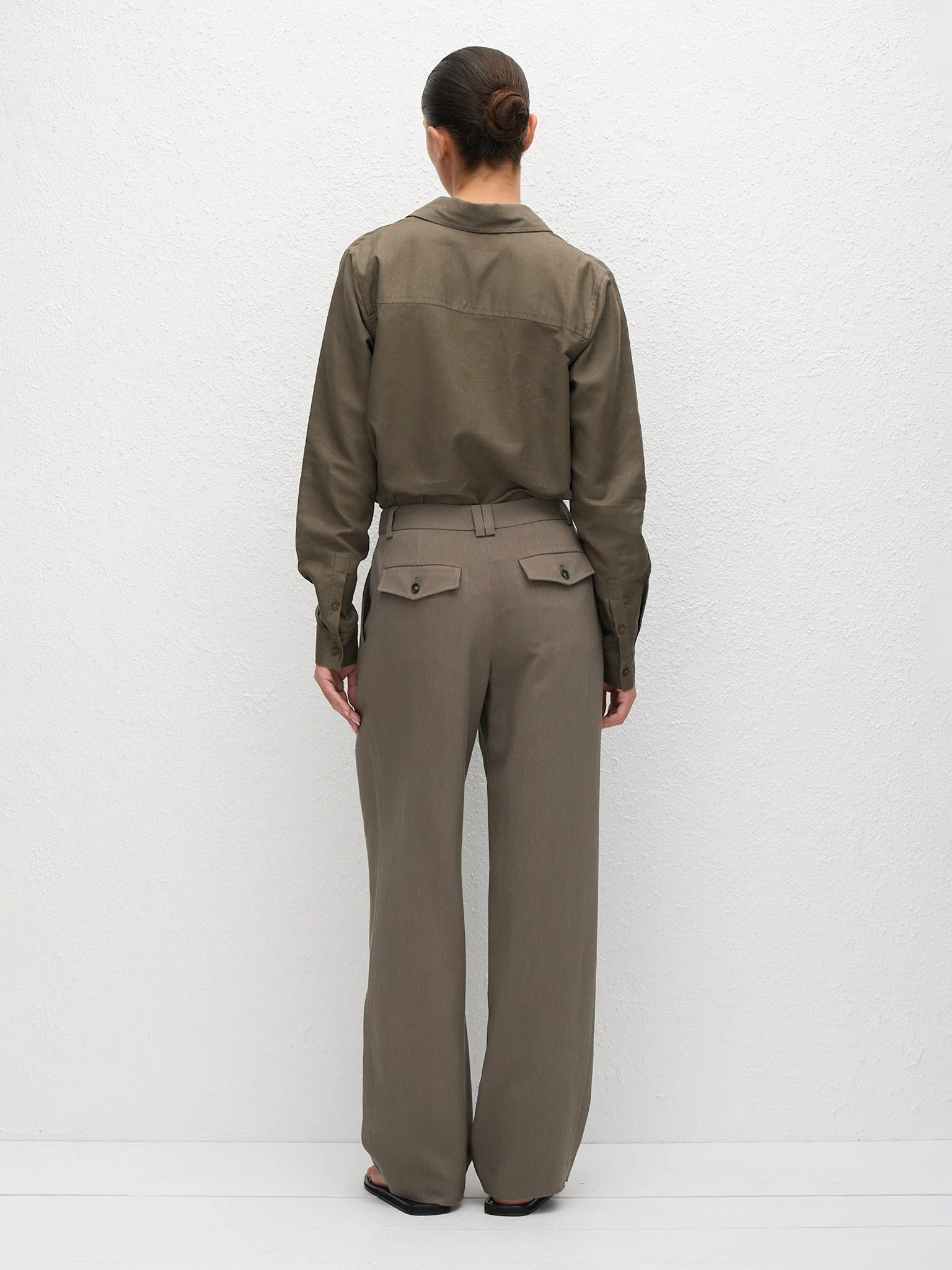 Matteau Tailored Pleat Trouser Myrtle - Image 4