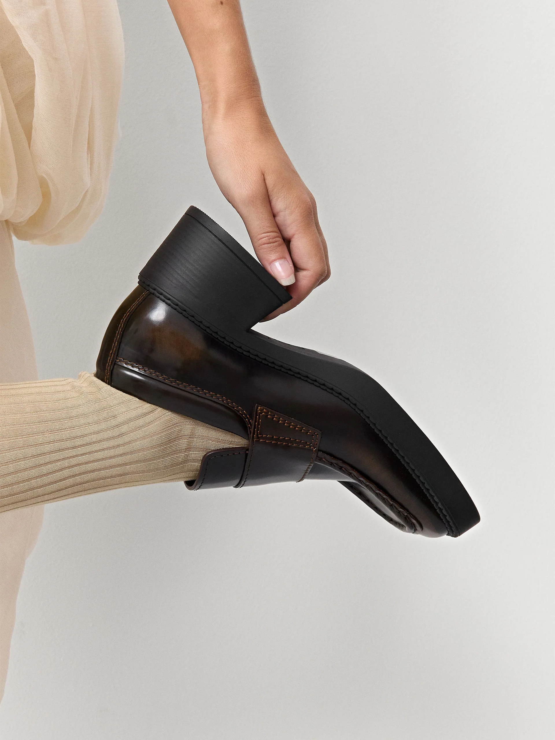 MIISTA x E8 Karion Loafers Brushed Brown - Image 5
