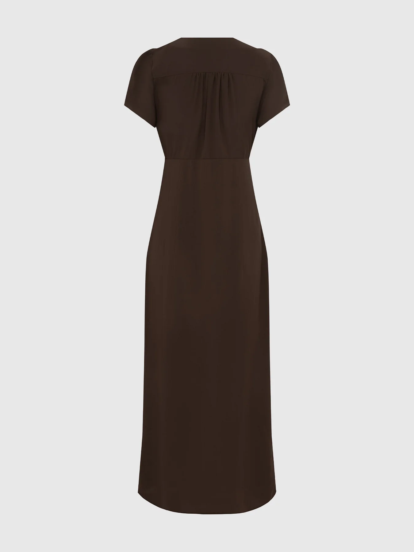 Olga Joan Cap-Sleeve Dress Ciocco - Image 3