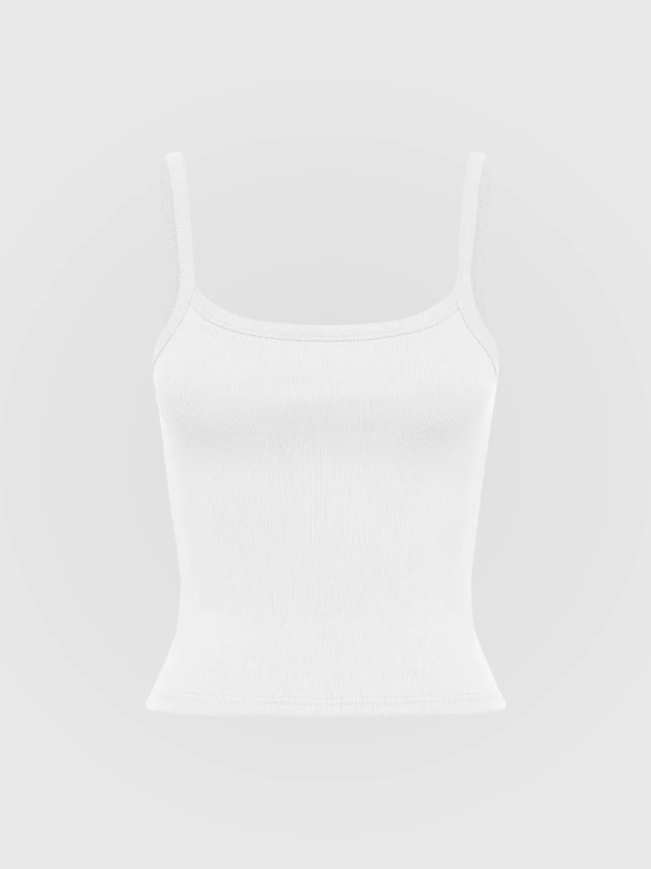 Olga Joan Ribbed Singlet Bianca