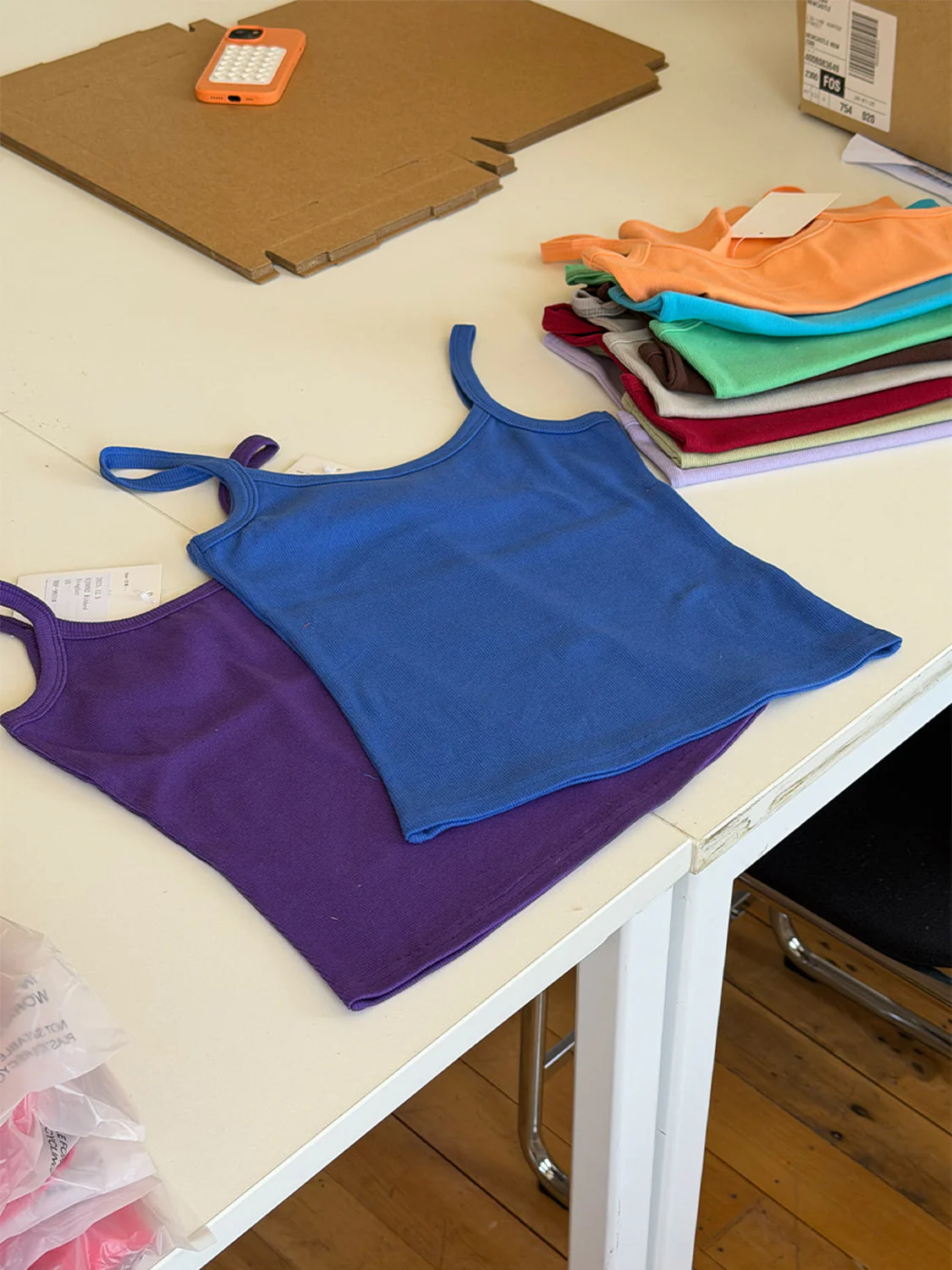 Olga Joan Ribbed Singlet Cobalto - Image 4