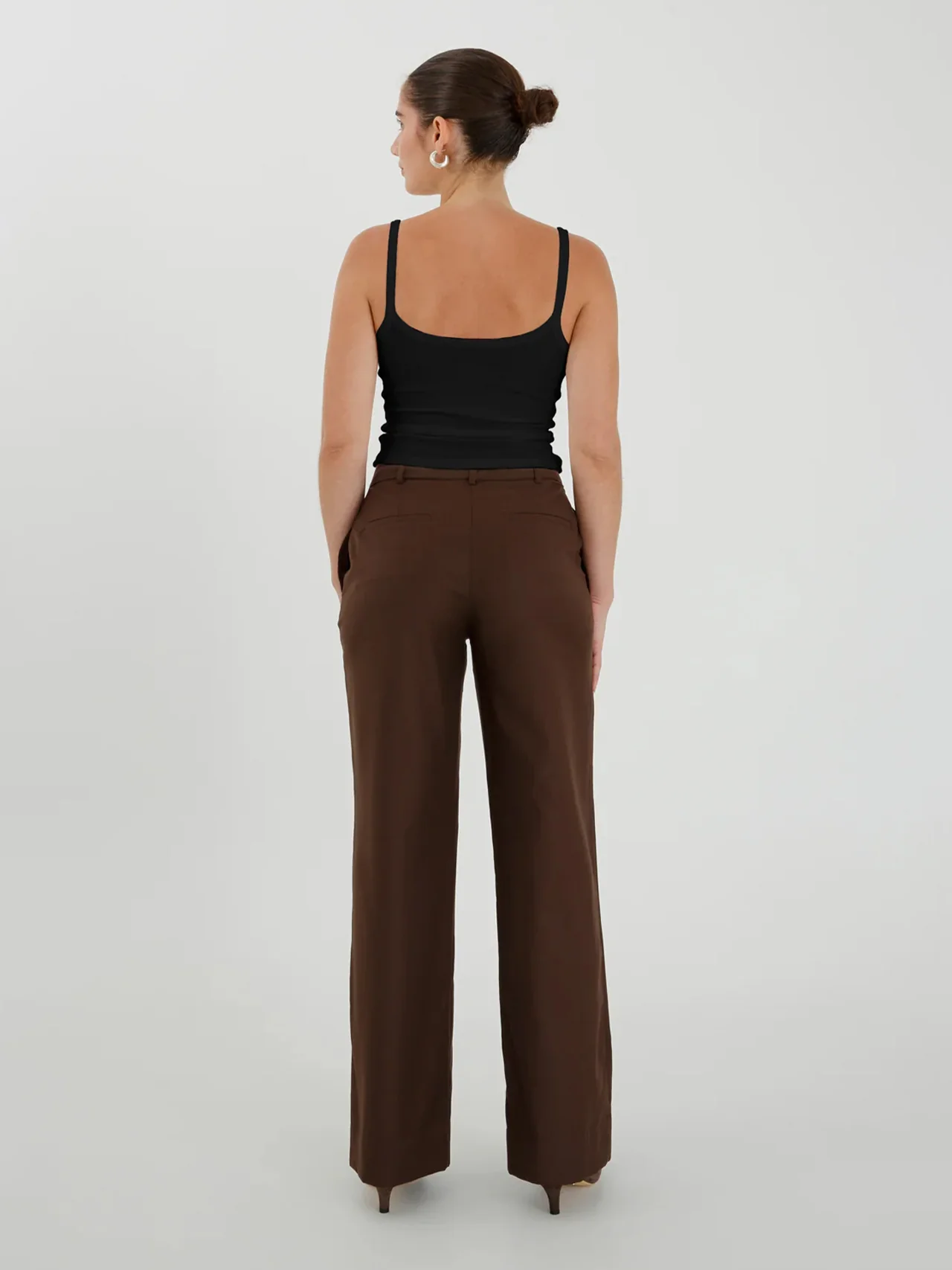 Olga Joan Ribbed Singlet Nera - Image 4