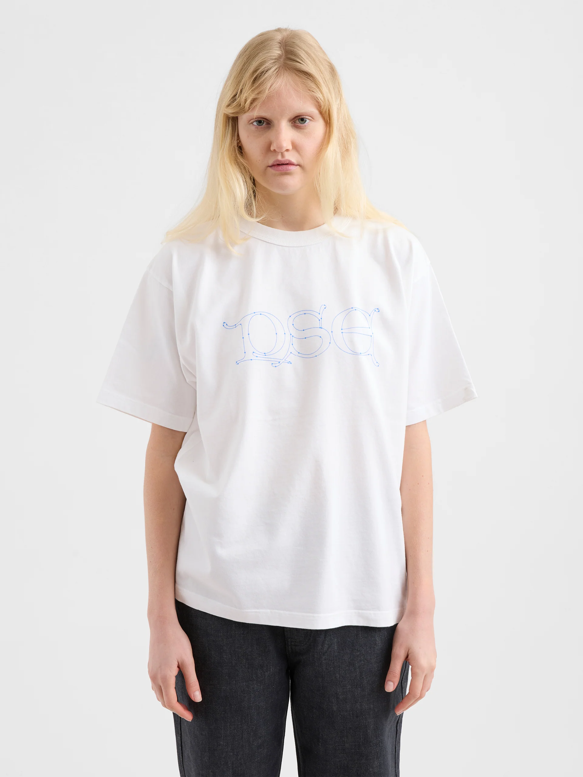 Pseushi Gothic Logo Tee White