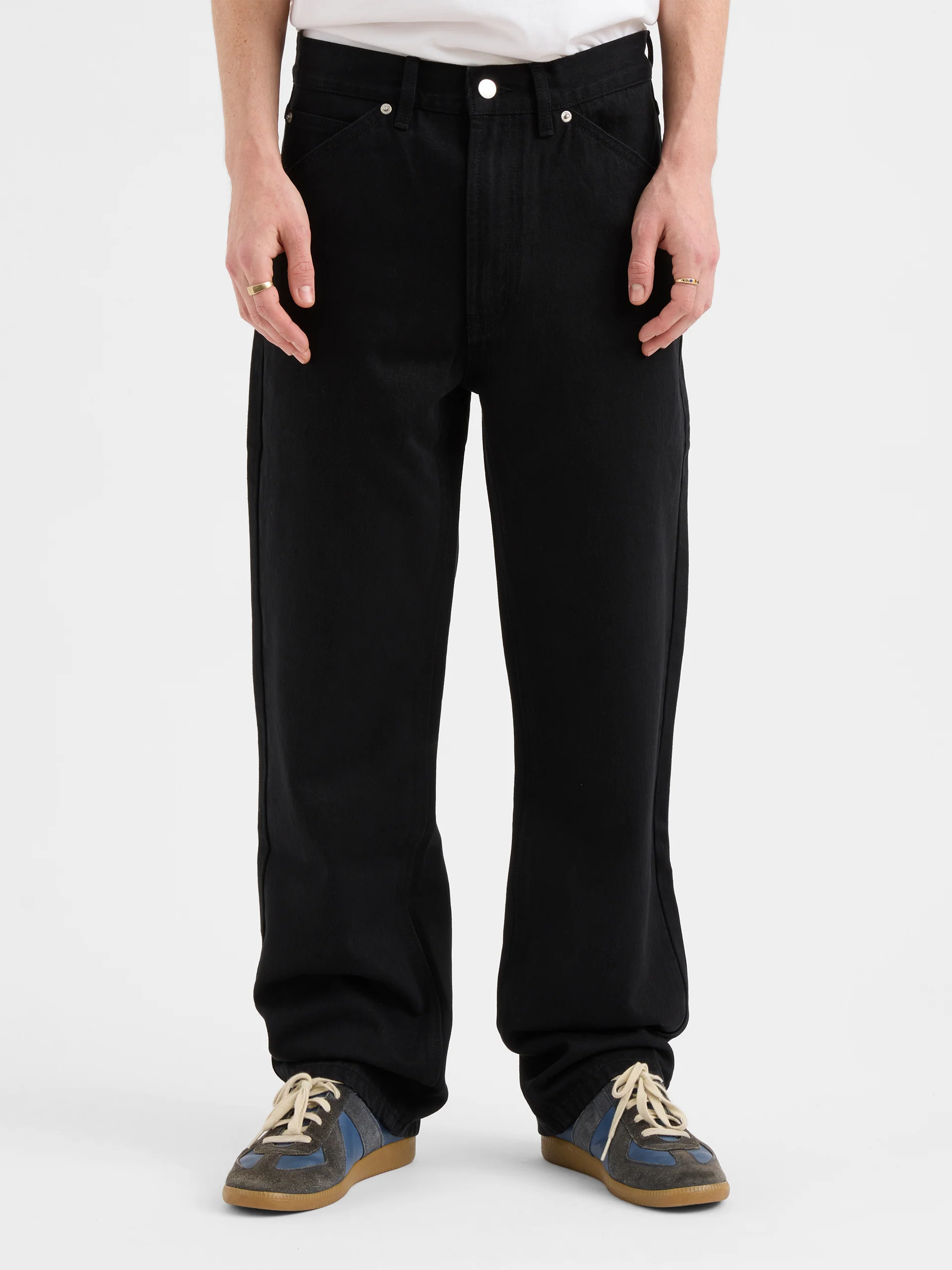 Pseushi Standard Cut Denim Rinsed Black