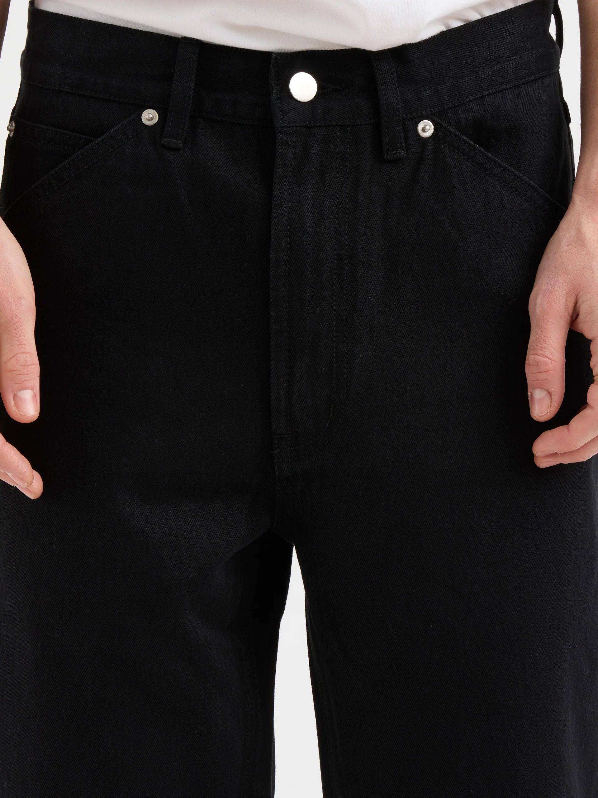 Pseushi Standard Cut Denim Rinsed Black - Image 2