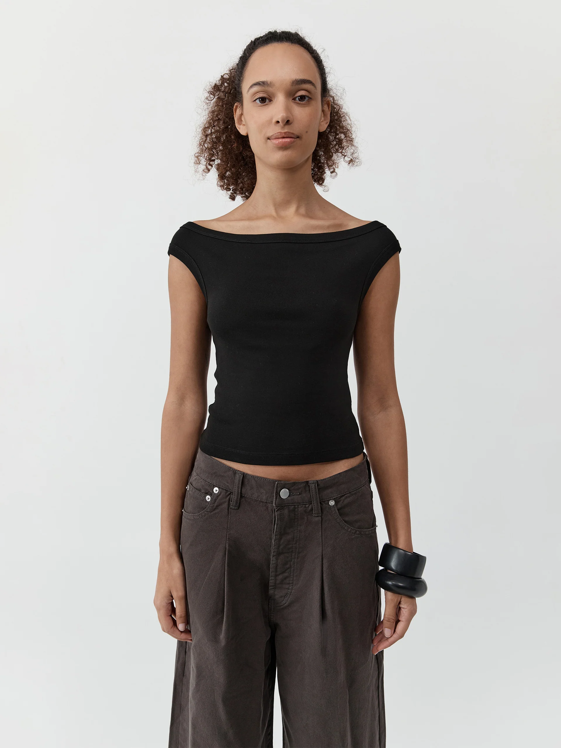 St. Agni Canvas Mid Rise Barrel Jeans Ash - Image 5