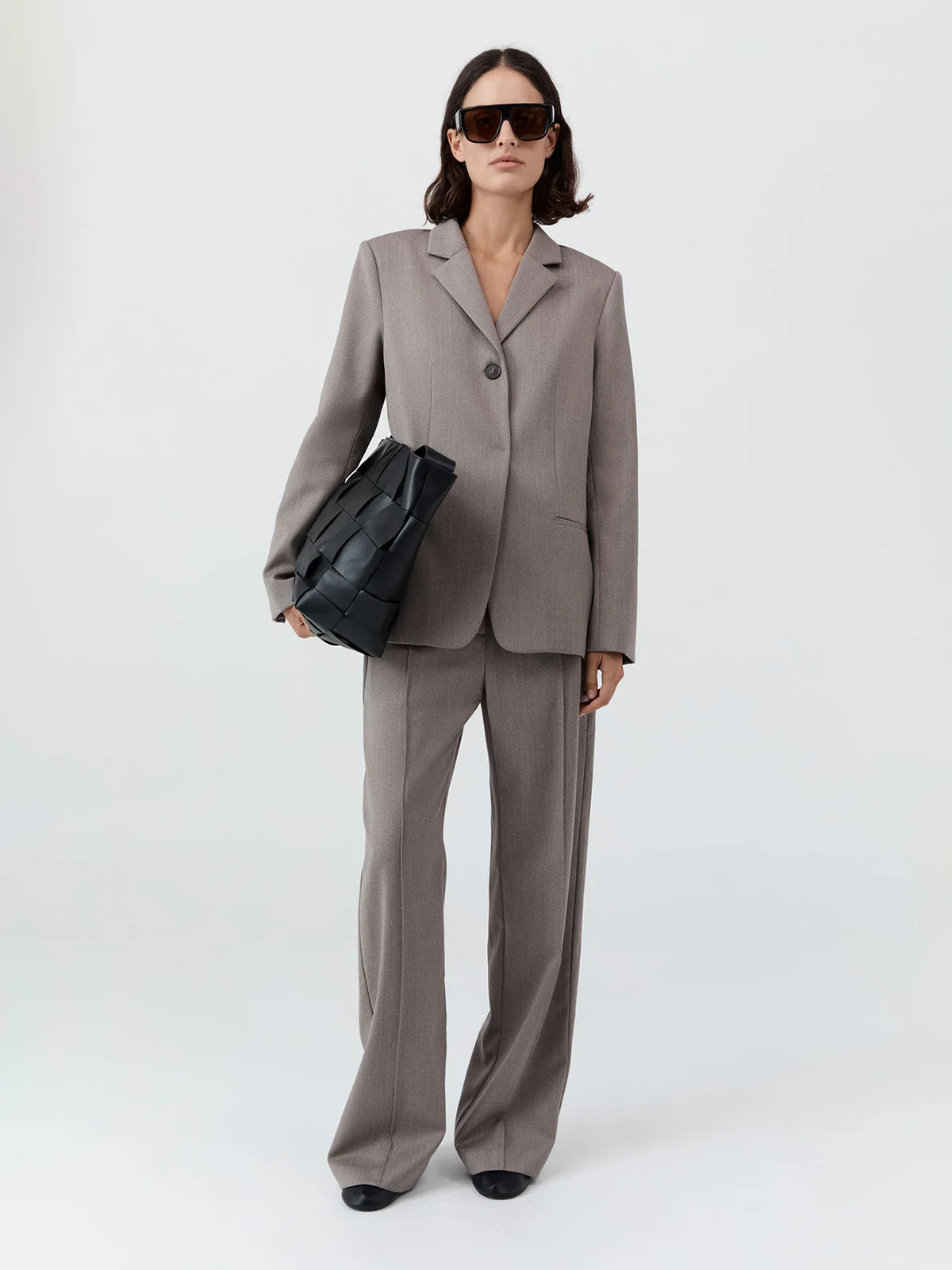 St Agni Oupa Pintuck Pants Doe - Image 5