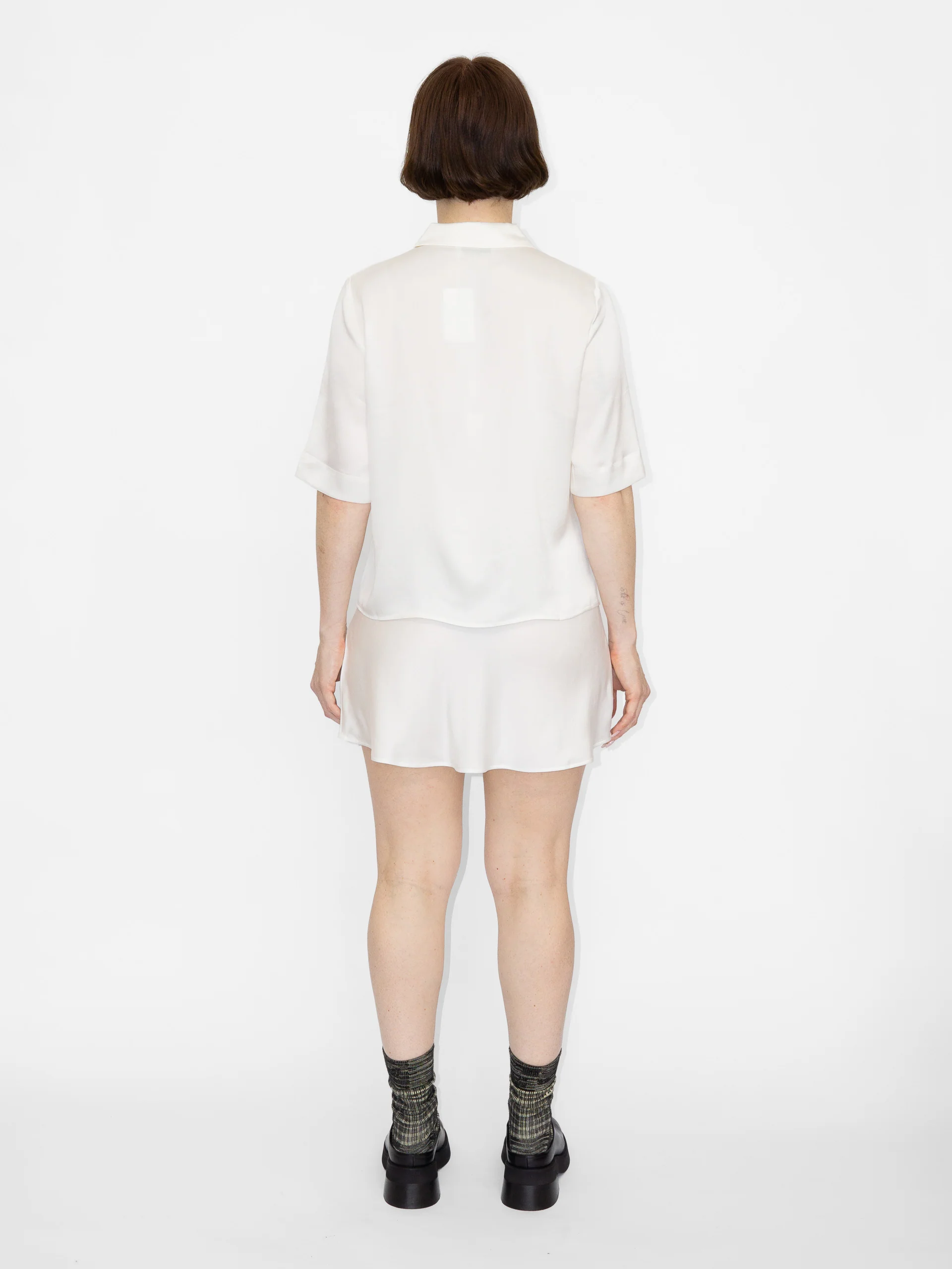 The Lair Apparel Bobbi Mini Skirt Cloud Dancer - Image 3