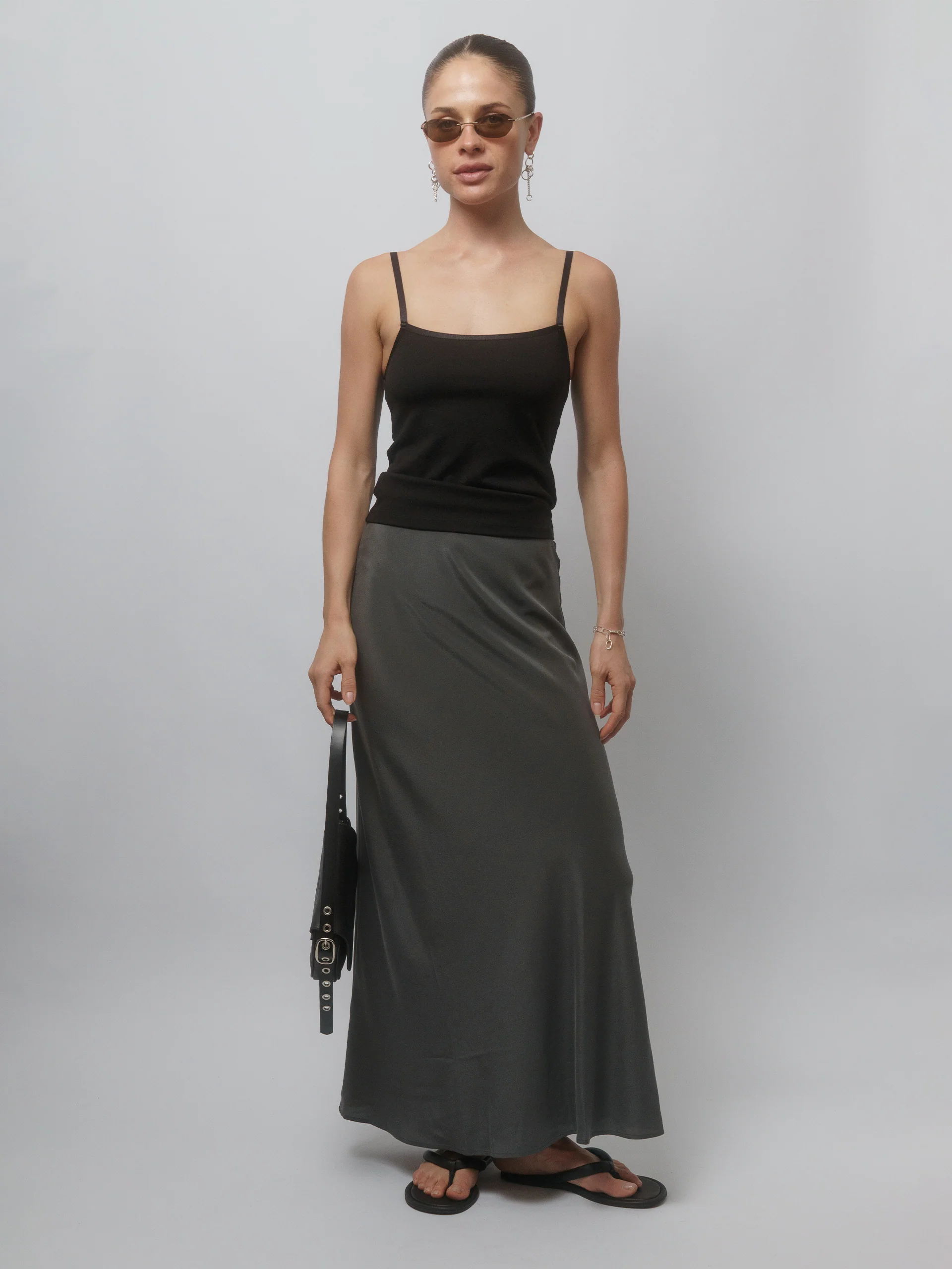The Lair Apparel Greta Ankle Skirt Smoke - Image 7