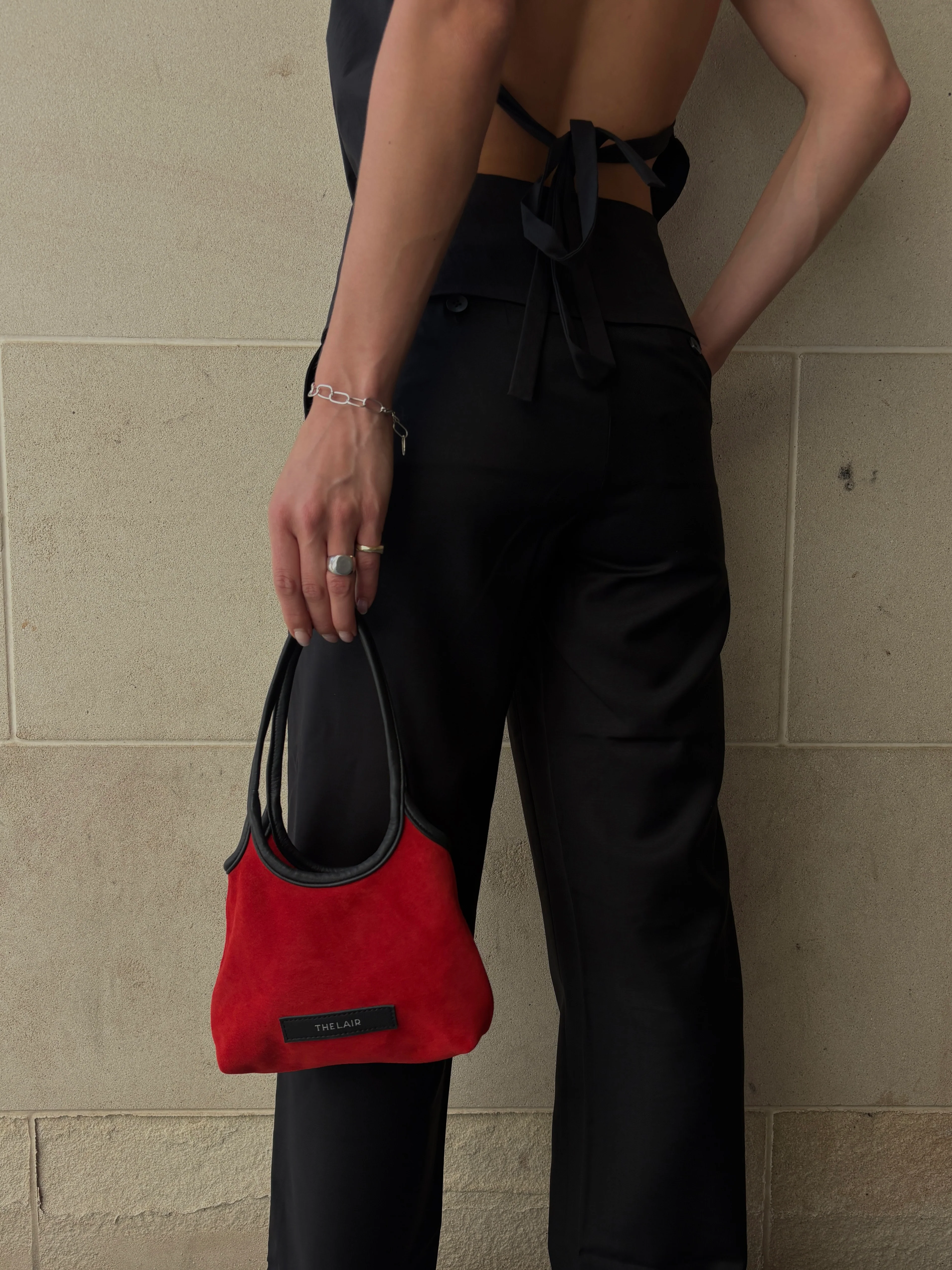 The Lair Freja Tote Mini Agni Suede - Image 2