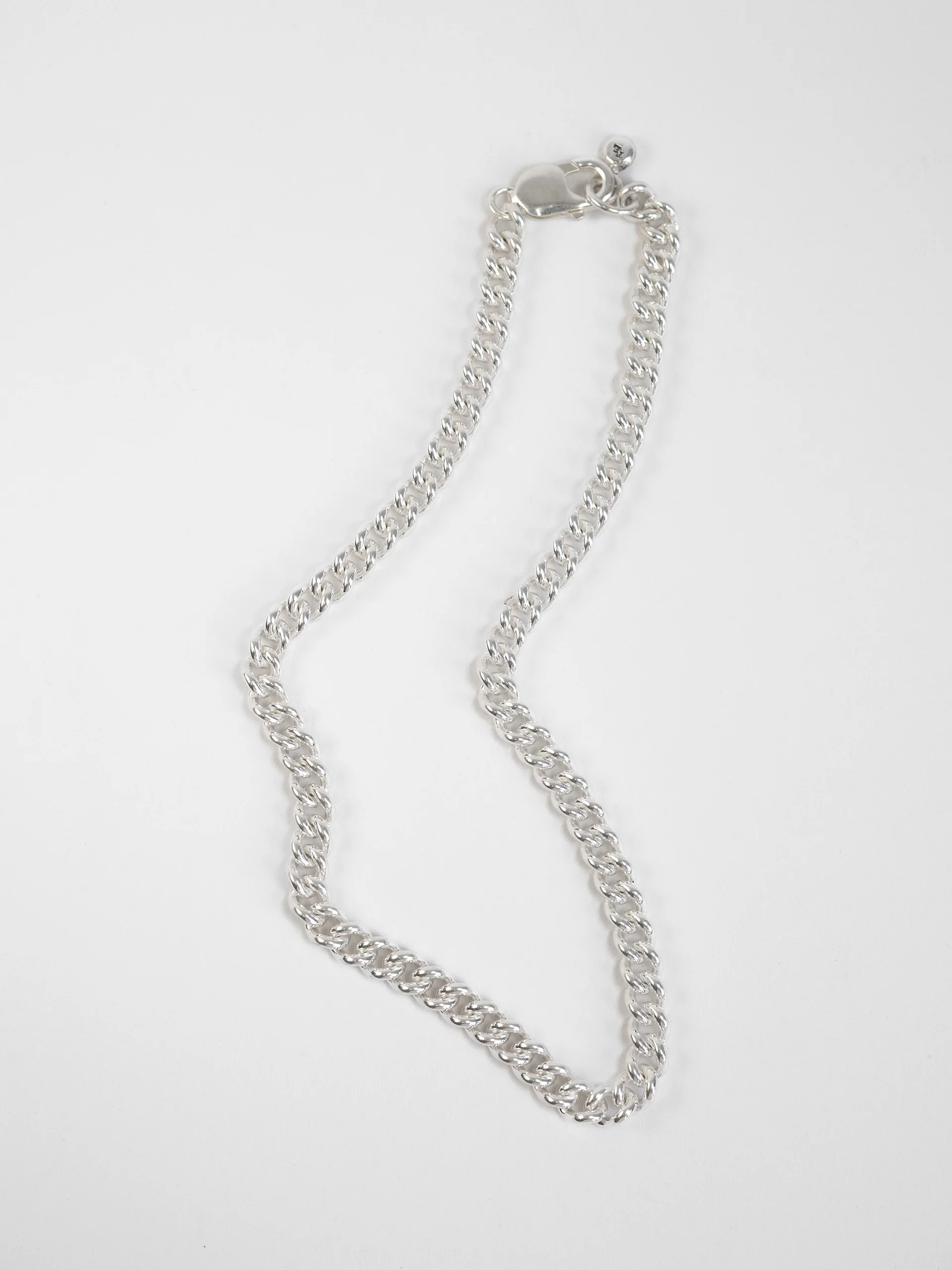 The Lair Jewellery Atsui Curb Necklace Silver