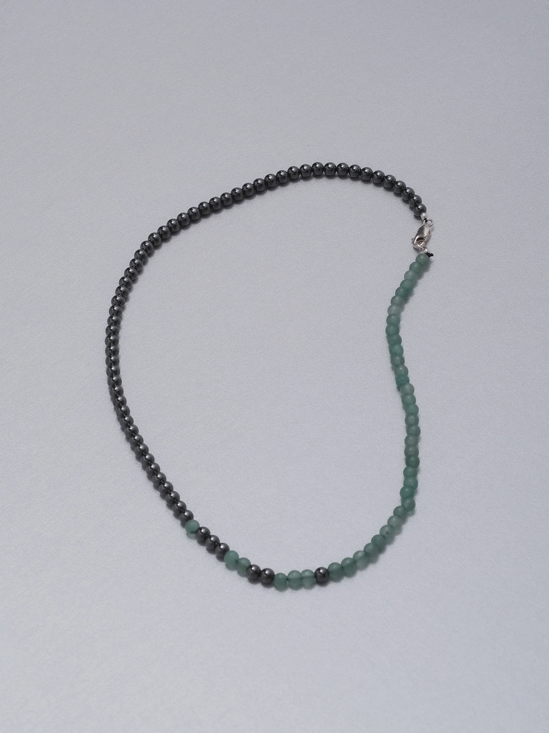 The Lair Jewellery Bokashi Beaded Necklace Green Aventurine - Image 4