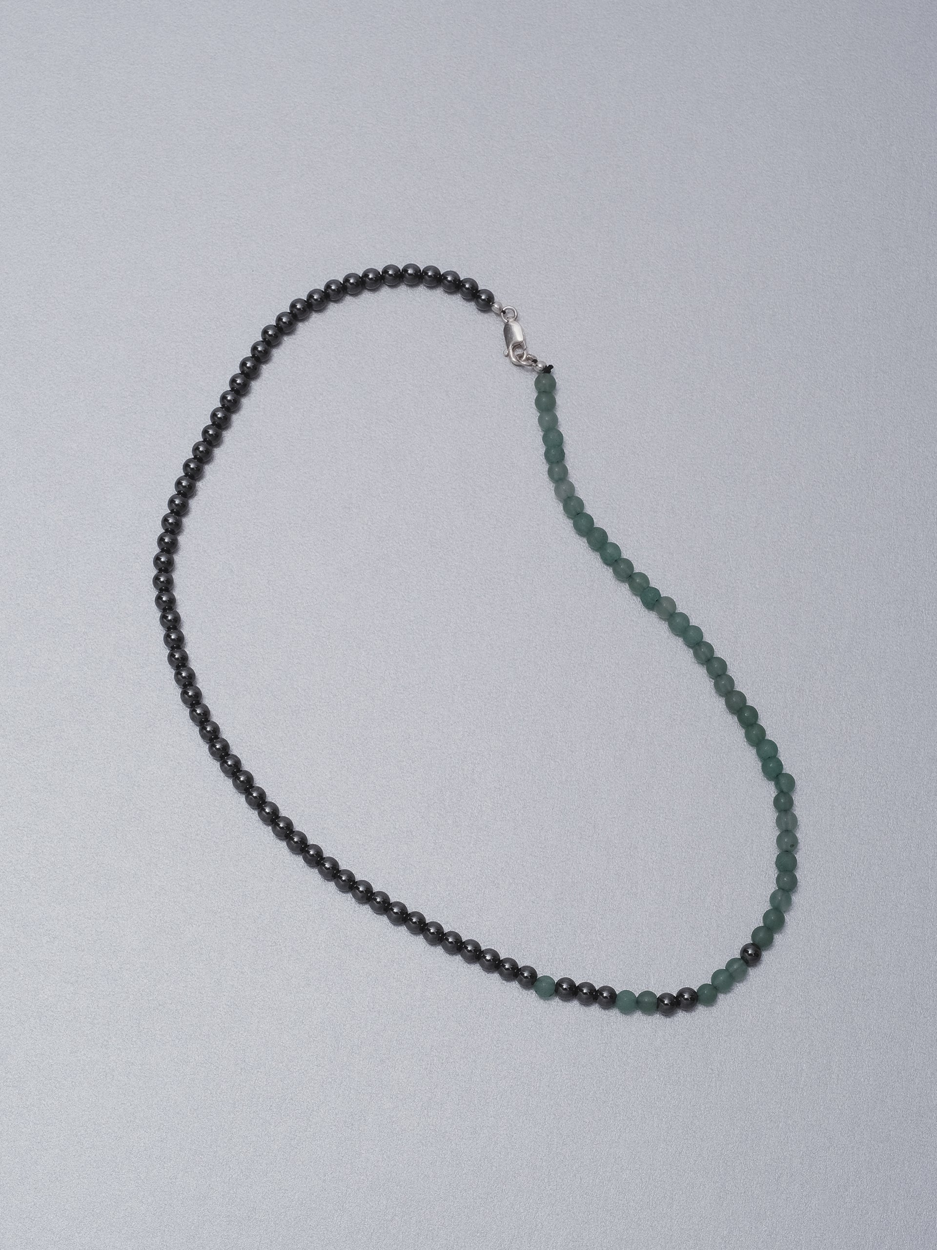 The Lair Jewellery Bokashi Beaded Necklace Green Aventurine - Image 5