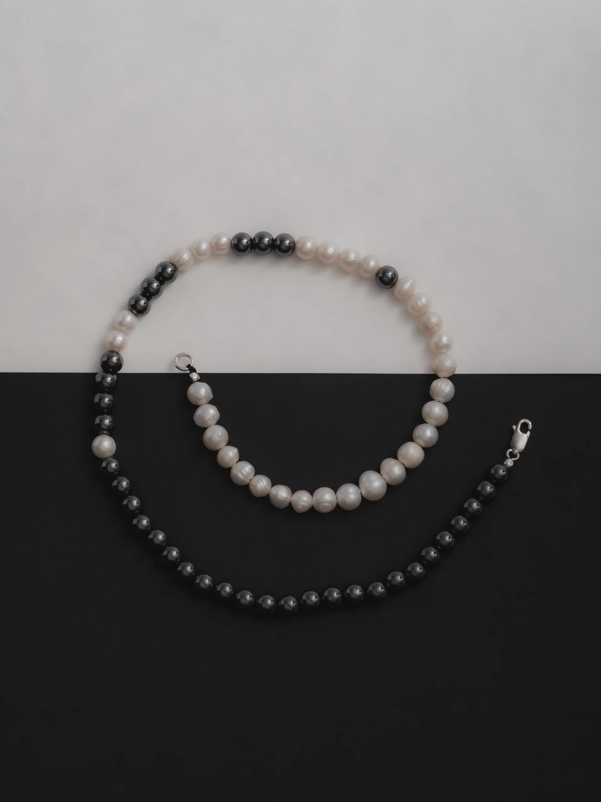 The Lair Jewellery Bokashi Beaded Necklace Pearl - Image 4