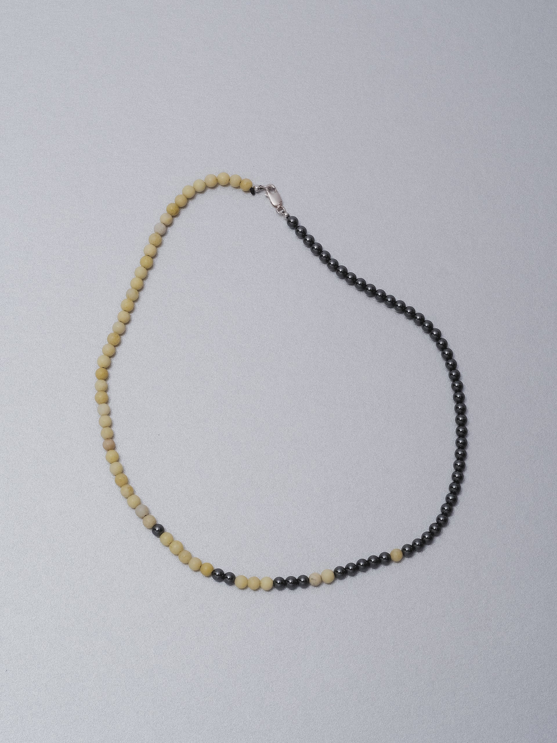 The Lair Jewellery Bokashi Beaded Necklace Yellow Serpentine - Image 2