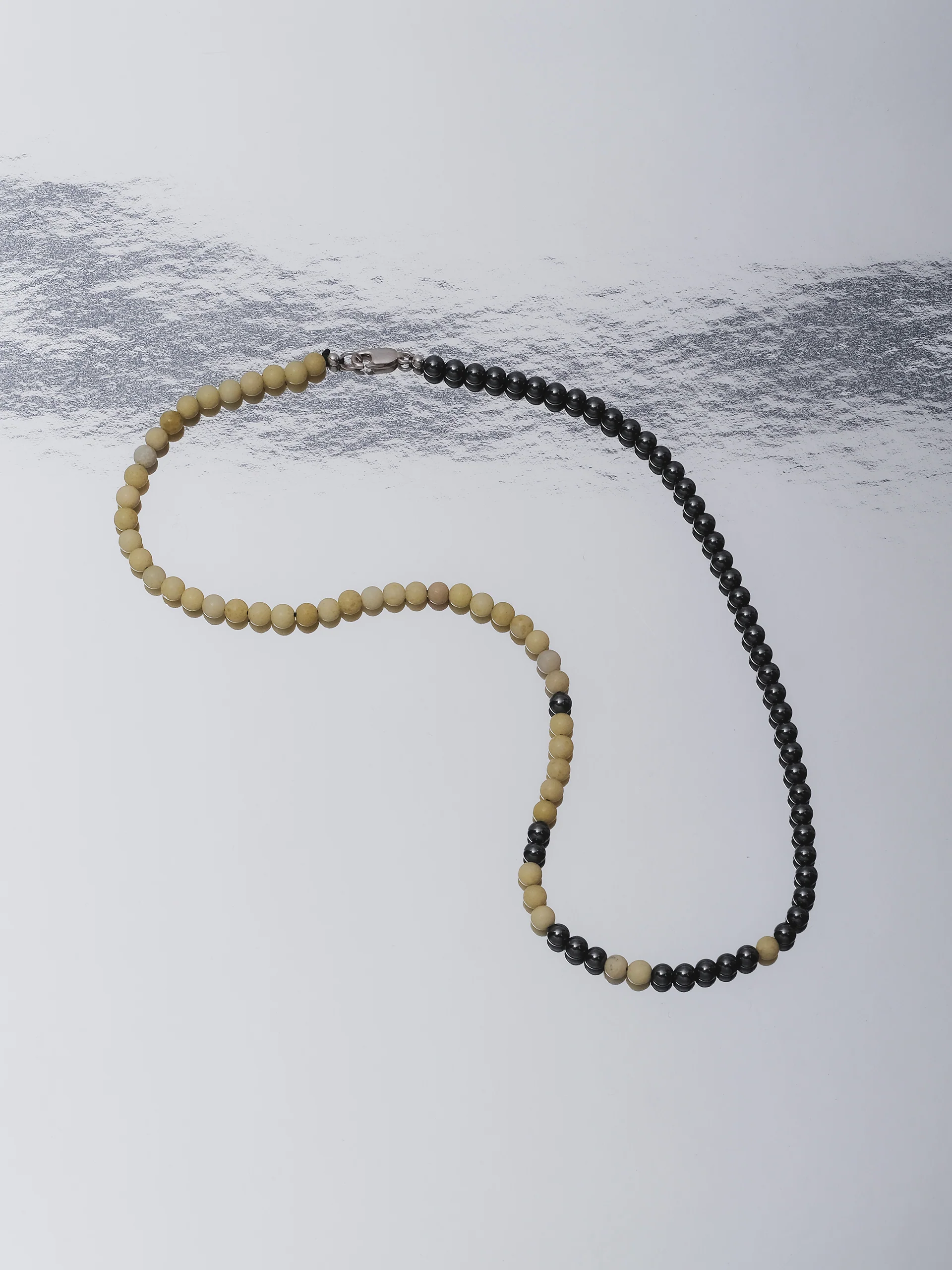 The Lair Jewellery Bokashi Beaded Necklace Yellow Serpentine - Image 6