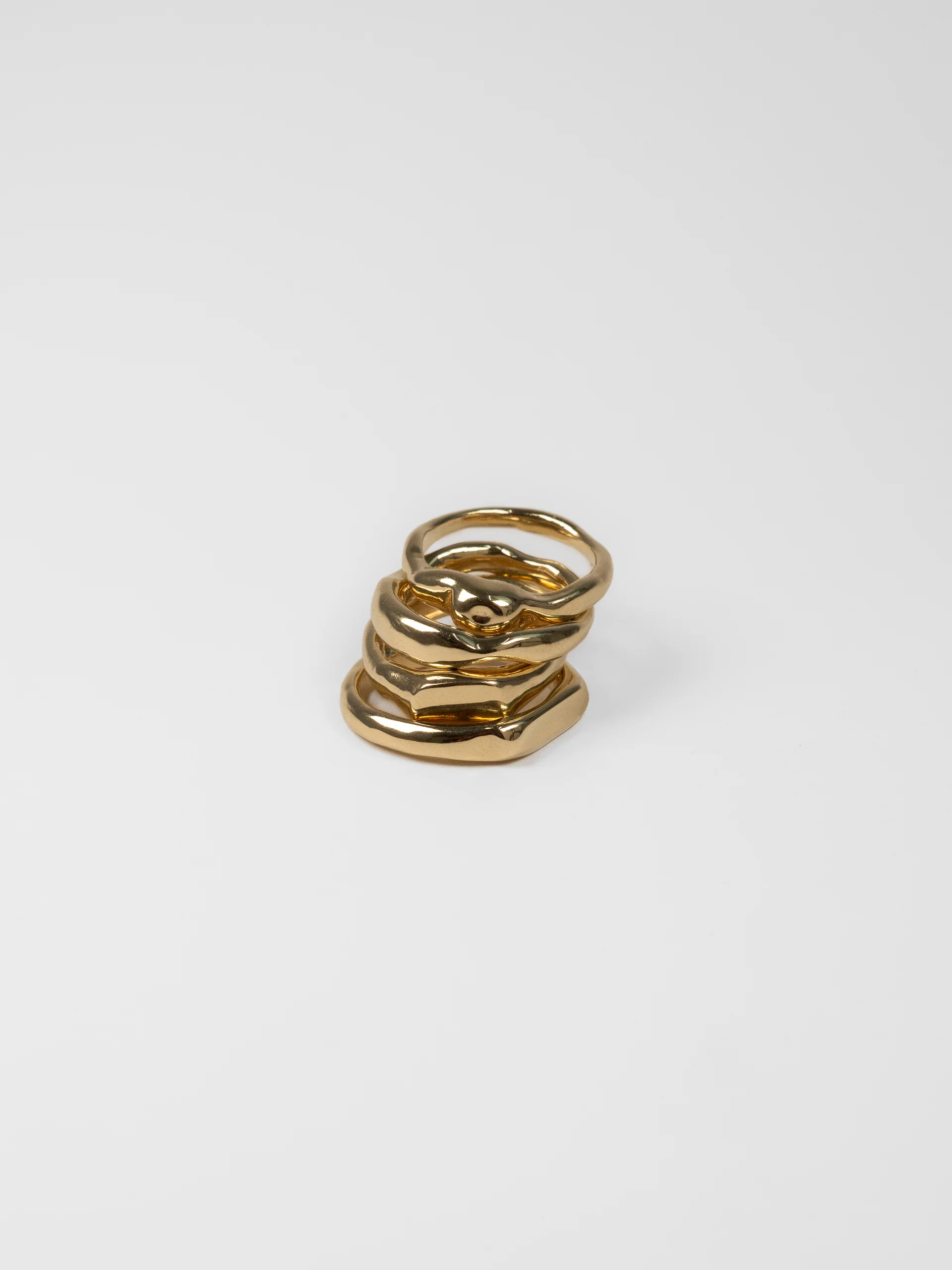 The Lair Jewellery Mizumi Ring 9ct Yellow Gold - Image 2