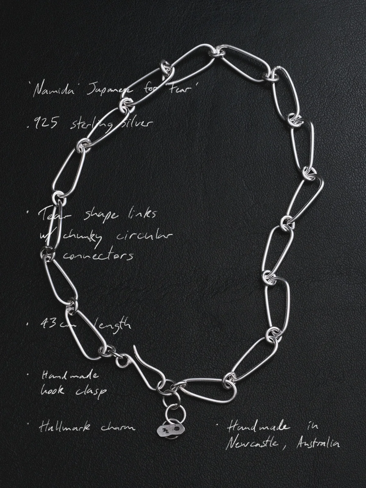 The Lair Jewellery Namida Necklace Silver - Image 9