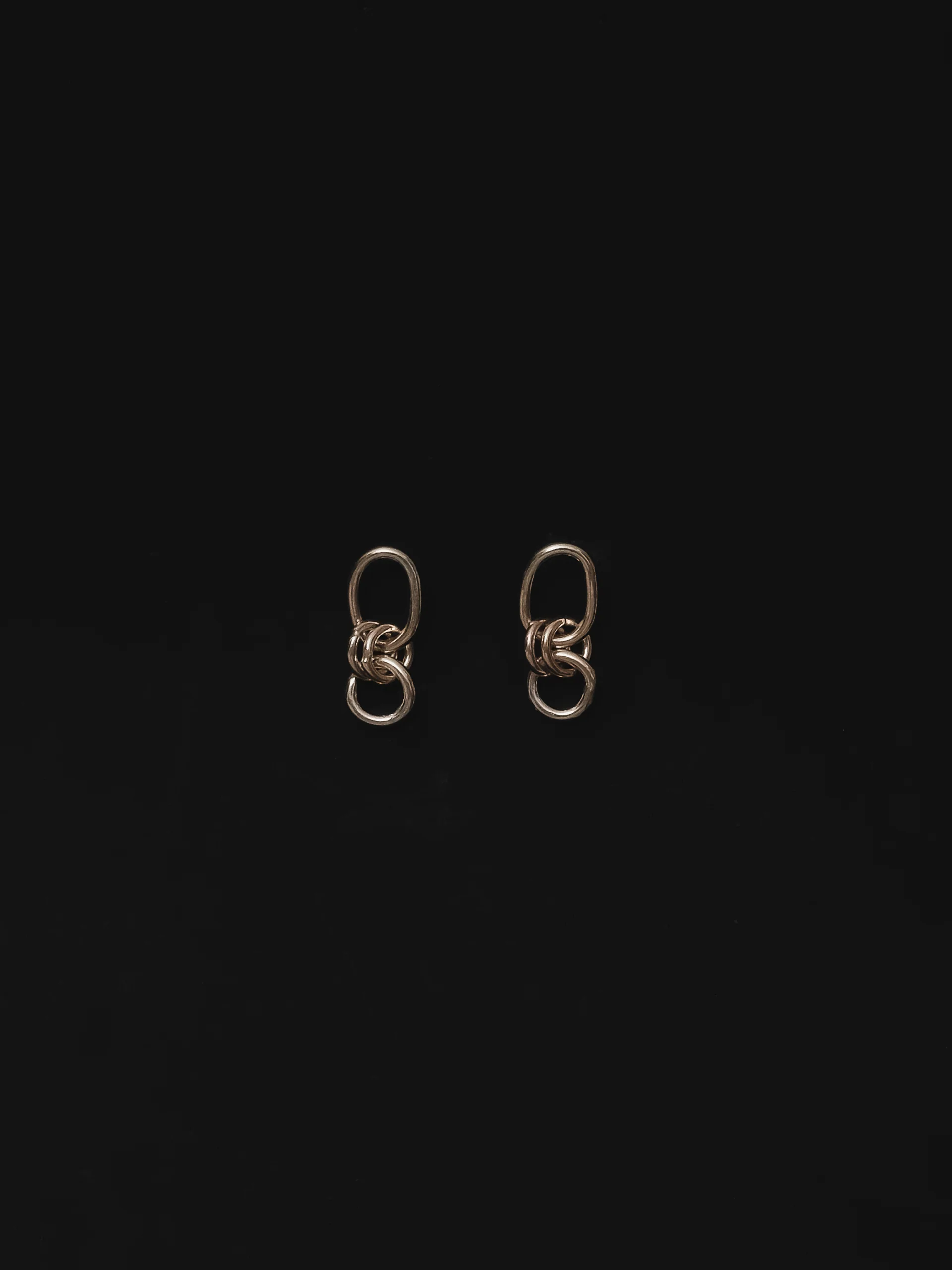 The Lair Jewellery Tansui Earrings Small 9ct Yellow Gold - Image 2