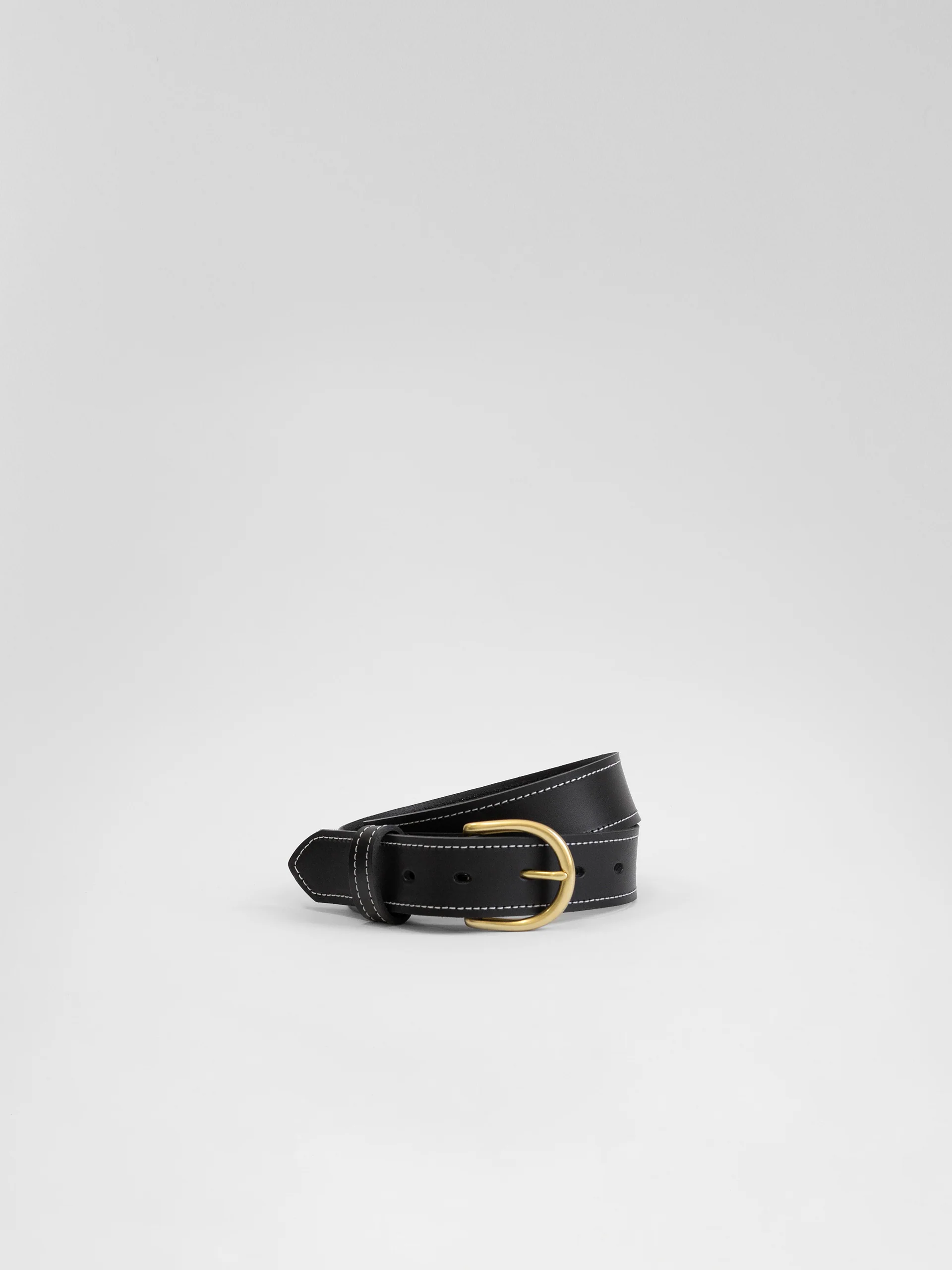 The Lair Maya White Stitch Belt Slim - Image 4