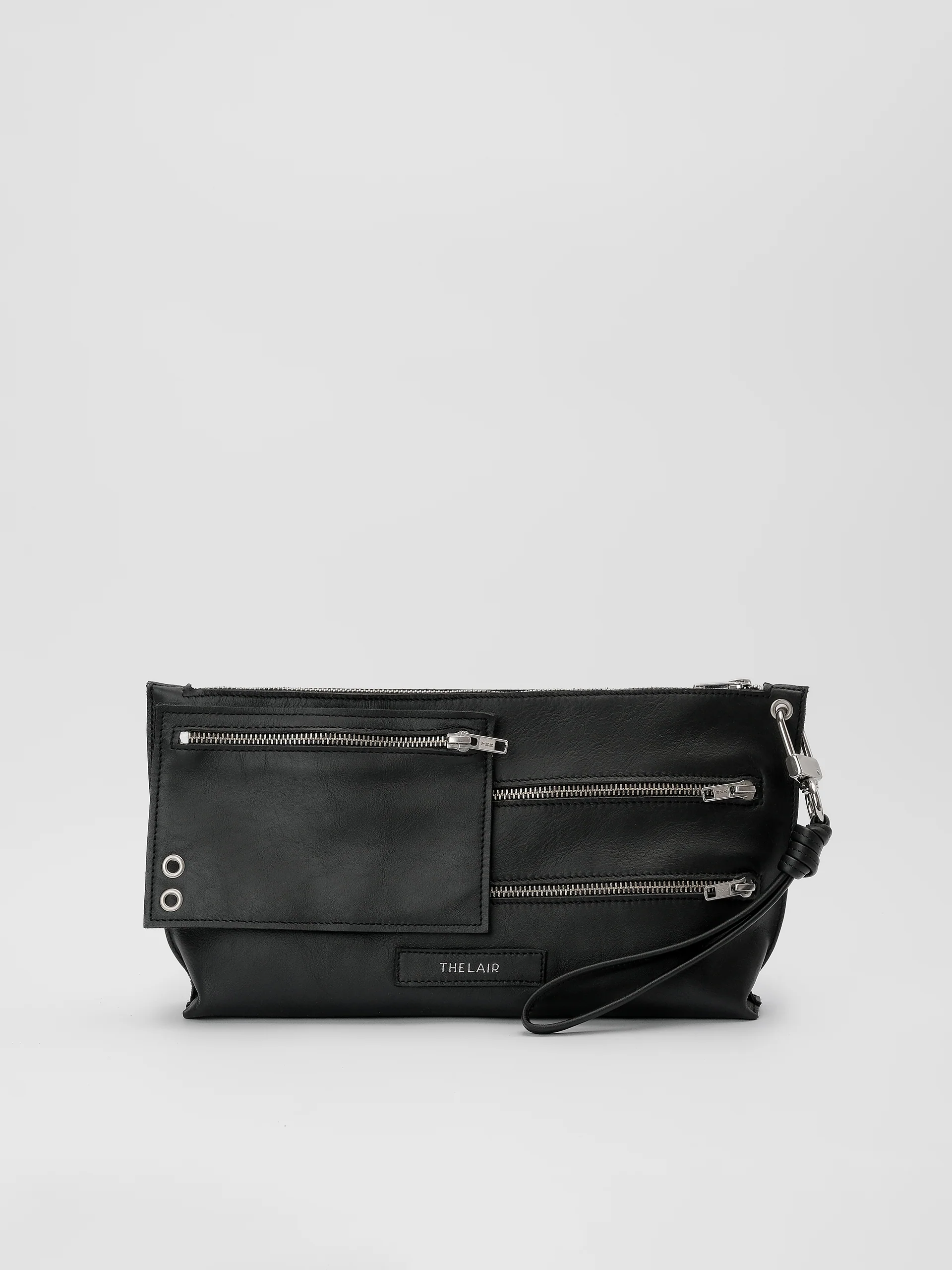 The Lair Svea Zipper Clutch Black