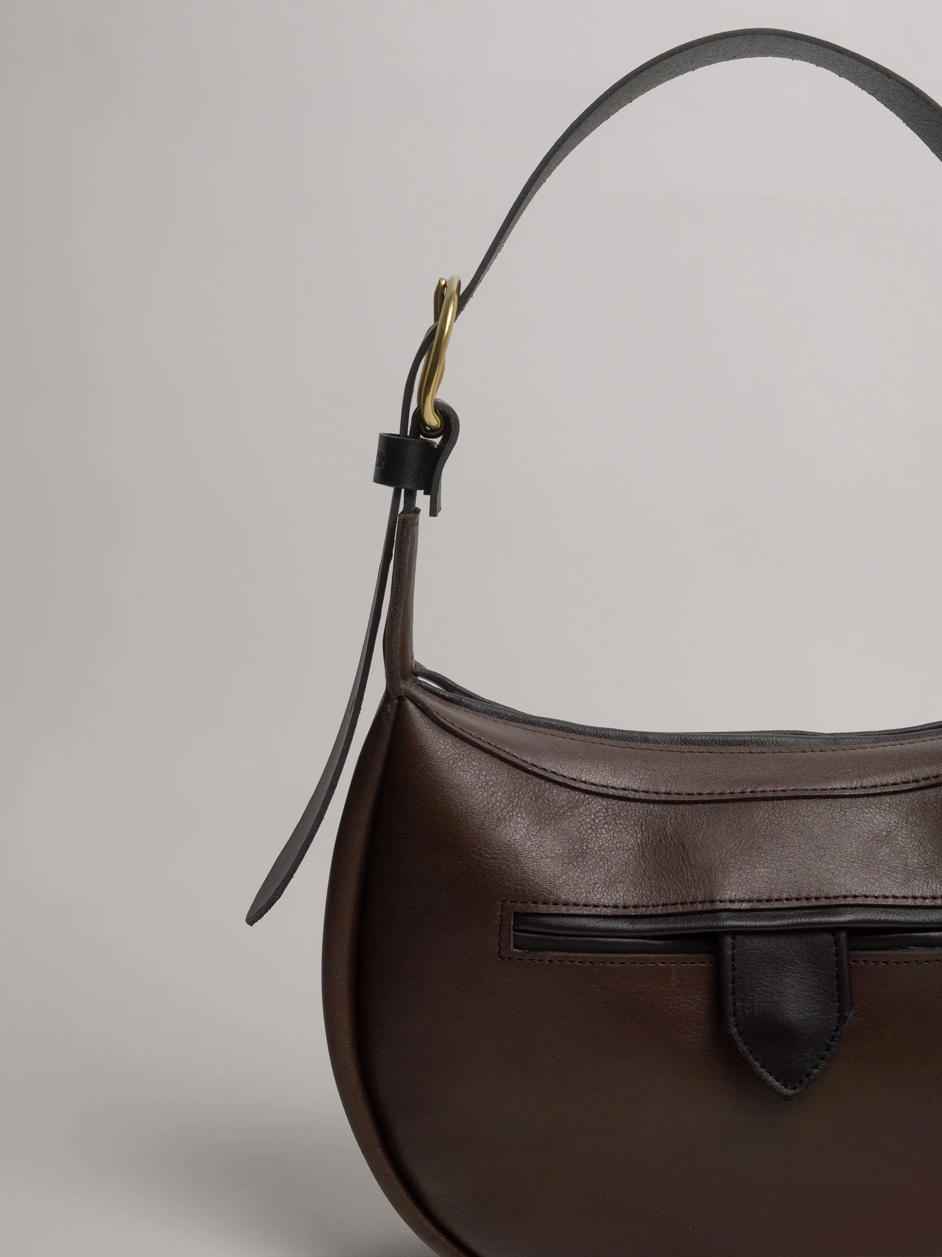 The Lair Uma Bag Small Mahogany Gold - Image 10