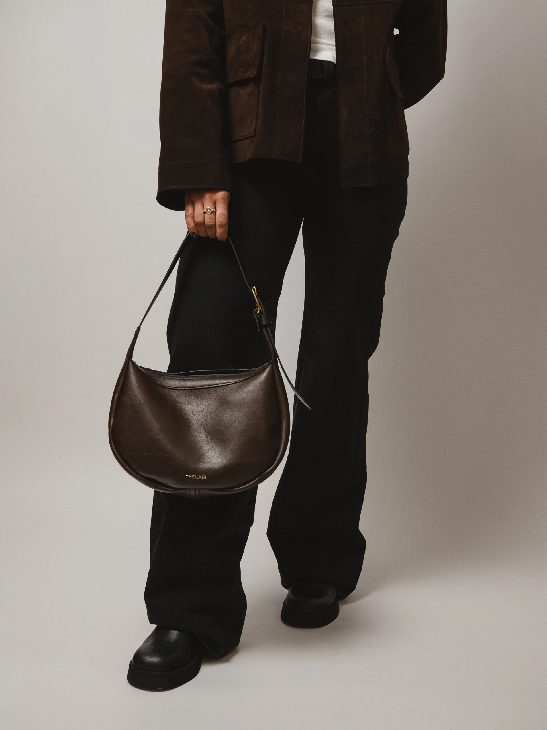 The Lair Uma Bag Small Mahogany Gold - Image 12
